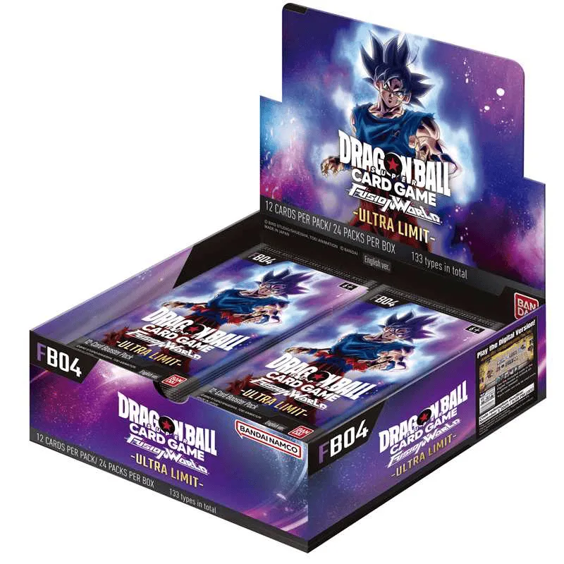Dragon Ball Super Card Game Fusion World Ultra Limit FB-04 English - 1 Booster Box (24 Boosters)